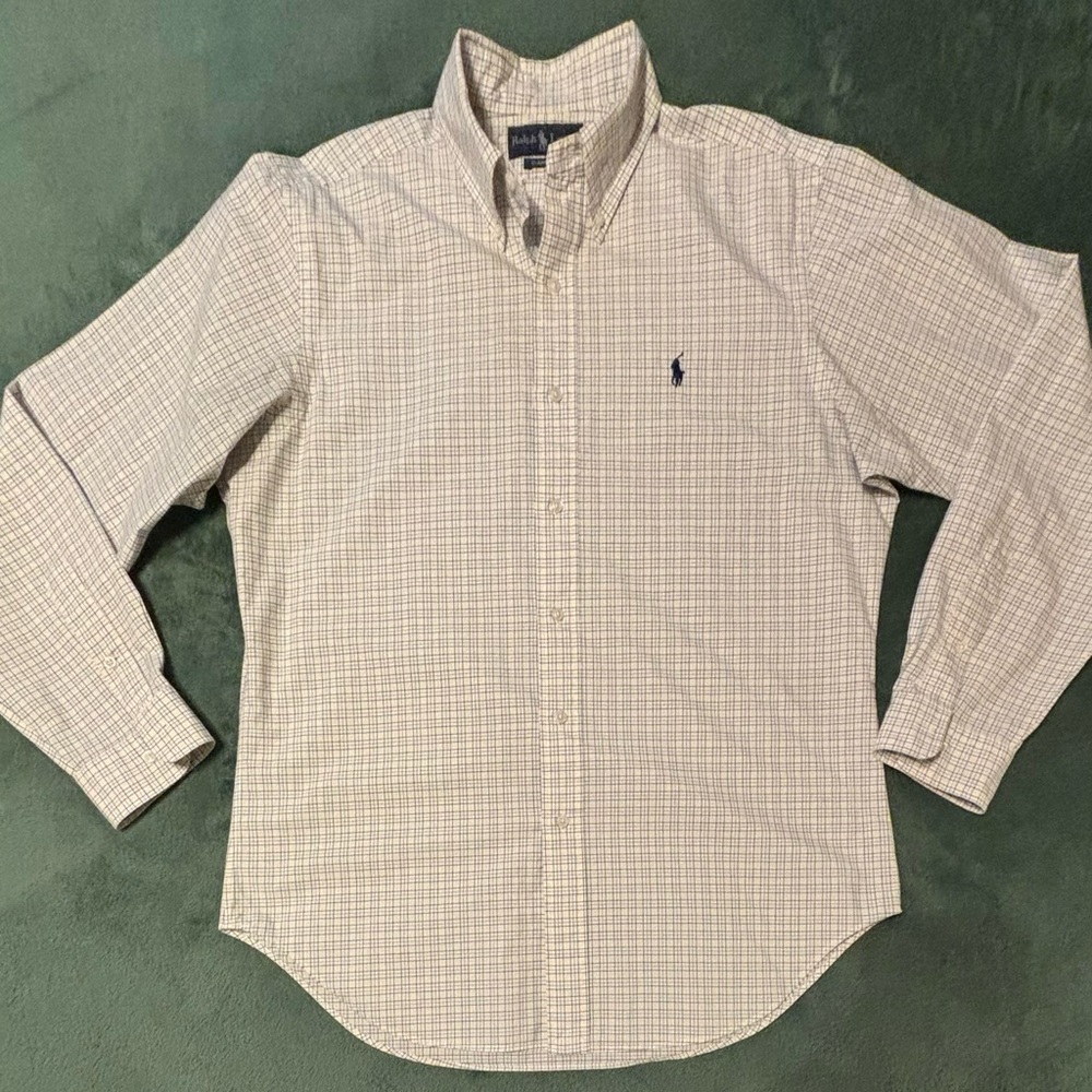 Polo Ralph Lauren L/S,Cotton, Button Down Shirt, Size: 16 <33/34> (4408) - Picture 2 of 9